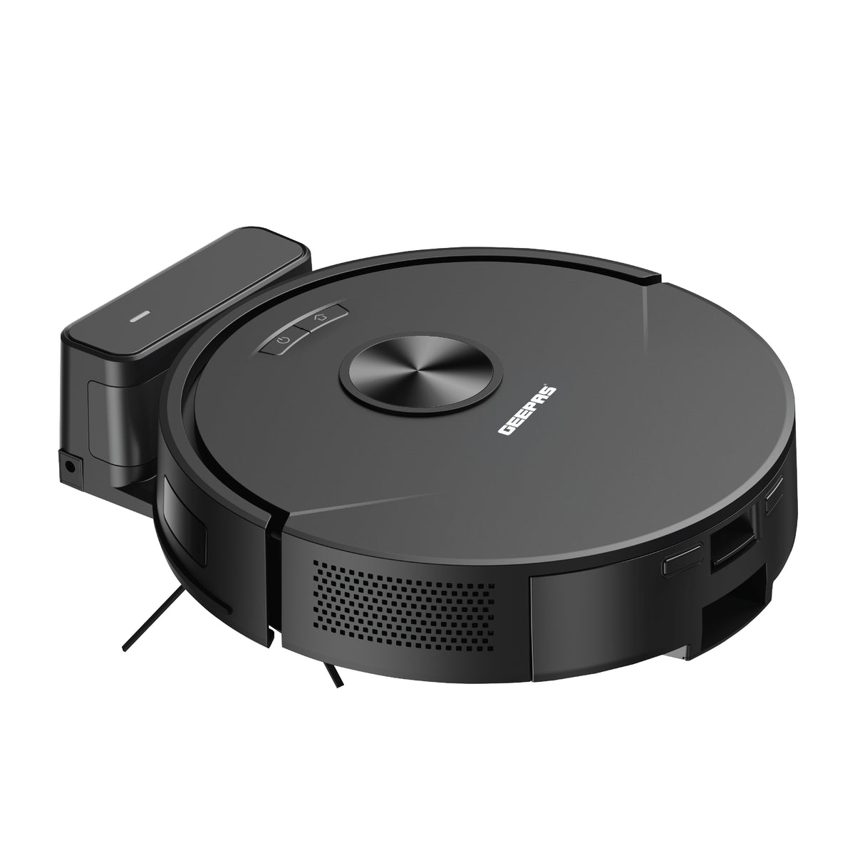 Geepas GRVC19073 3-in-1 Robotic Vacuum Cleaner 8000Pa | Smart Gyro Navigation | Anti-Fall & Anti-Collision Sensors | 2-in-1 Vacuuming & Mopping |Tuya App & Remote Control