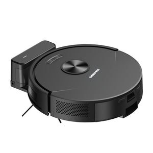 Geepas GRVC19073 3-in-1 Robotic Vacuum Cleaner 8000Pa | Smart Gyro Navigation | Anti-Fall & Anti-Collision Sensors | 2-in-1 Vacuuming & Mopping |Tuya App & Remote Control