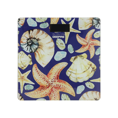 Geepas Digital Body Scale GBS4213 | Smart Digital Weight Scale| 180kg Capacity| Tempered Glass Platform| Multi-Unit Display| Low Battery Indicator | 2 Years Warranty