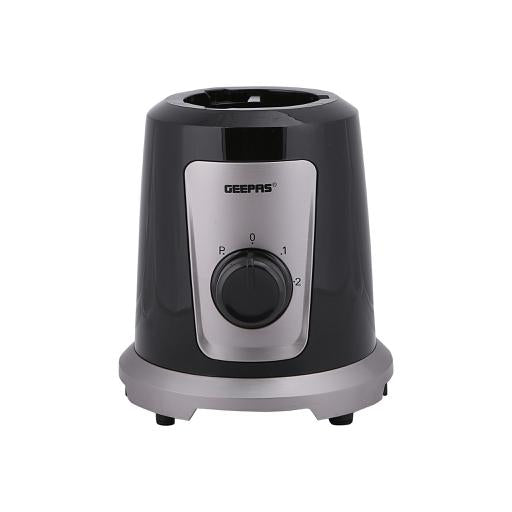 Geepas 500W 2 in 1 Multifunctional Blender GSB44030 | Stainless Steel Blades, 2 Speed Control with Pulse | 1.5L Jar Ice Crusher, Chopper, Coffee Grinder & Smoothie Maker
