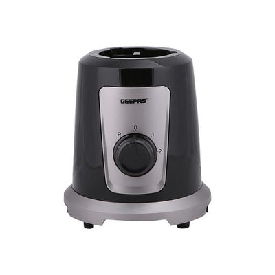 Geepas 500W 2 in 1 Multifunctional Blender GSB44030 | Stainless Steel Blades, 2 Speed Control with Pulse | 1.5L Jar Ice Crusher, Chopper, Coffee Grinder & Smoothie Maker