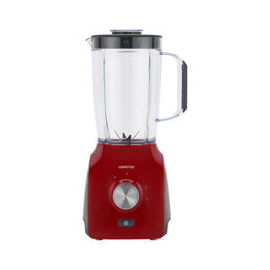 Geepas 3-in-1 Blender- GSB44034N/ 600 W, Powerful Motor with 3 Speed Setting and Pulse/ Transparent Jars with Stainless Steel Blade, Grinder, Chopper Attachment