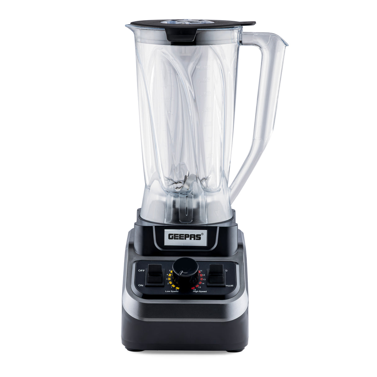 Geepas GSB44037 2000W High-Power Blender | 2L Unbreakable Jar| 16 Speed Control with Pulse| Stainless Steel Blade for Smoothies, Ice Crushing & Daily Food Preparation