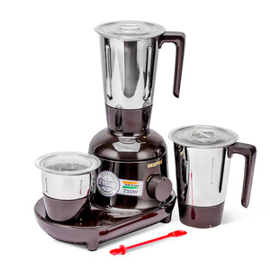 Geepas GSB44086 3-in-1 Mixer Grinder | 750W Powerful Motor, Stainless Steel Jars & Sharp Blades| 3 Speed Control with Safety Twist Lock|  Durable Design| 2 Years Warranty