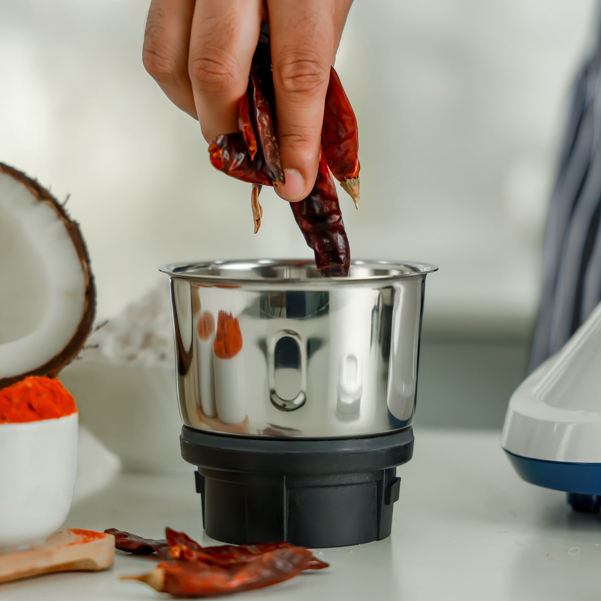 Geepas 3-in-1 Mixer Grinder GSB44088 | 1200W Heavy Duty Motor