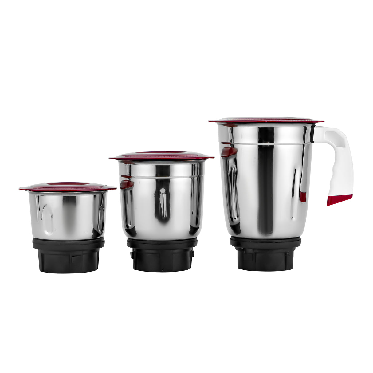 Geepas 3-IN-1 Mixer Grinder- GSB44094| 650W Powerful Motor with Stainless Steel Jars and Blades, Unbreakable Jar Caps| Tetra Flow Technology for Fast Grinding