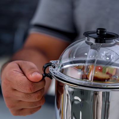 Geepas 3-in-1 Mixer Grinder- GSB44114/ 1200W/ Stainless Steel Jars & Blades/ Unbreakable Jar Caps/ Multi Safe Function/ Anti Slip Feet/ 3 Speed Control/ 2 Years Warranty