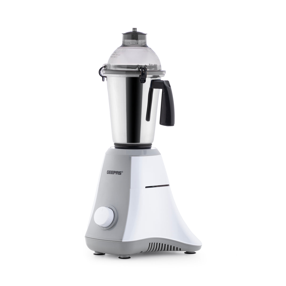 Geepas GSB44128 750W 2-in-1 Blender |  Stainless Steel Jar | 2-in-1 Functionality | Stainless Steel Jar | Overload Protection | Durable Design | 2-Year Warranty