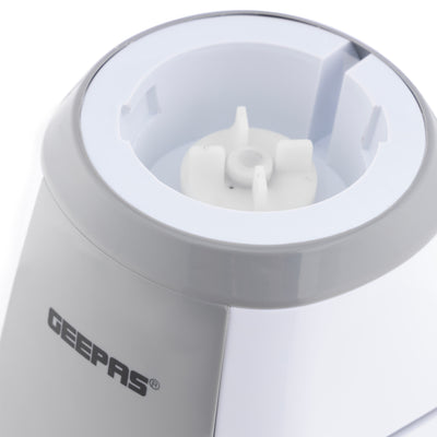 Geepas GSB44128 750W 2-in-1 Blender |  Stainless Steel Jar | 2-in-1 Functionality | Stainless Steel Jar | Overload Protection | Durable Design | 2-Year Warranty