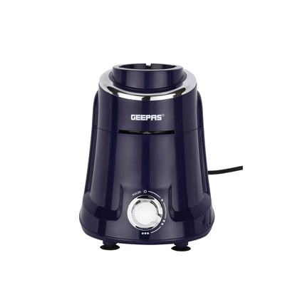 Geepas 3-in-1 Mixer Grinder- GSB5080S/ 750W Powerful Motor, Stainless Steel Jars and Blades, Unbreakable Jar Caps, 3 Jars with 3 Speed Control