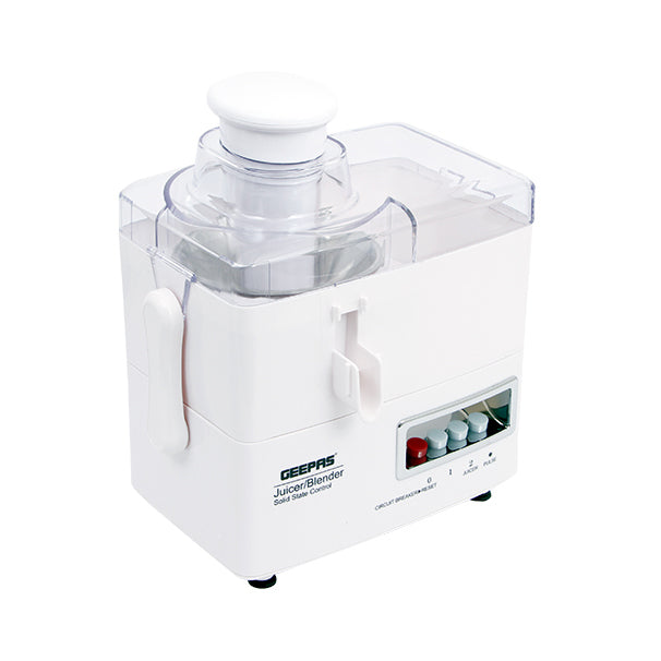 Geepas 4-in-1 Food Processor | Blender Juicer | 600W motor | 2-Speed with Pulse Function & Safety Interlock | 600W | Juicer,  Blender, Mixture & Coffee Mill Included