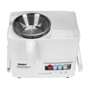 Geepas 4-in-1 Food Processor | Blender Juicer | 600W motor | 2-Speed with Pulse Function & Safety Interlock | 600W | Juicer,  Blender, Mixture & Coffee Mill Included