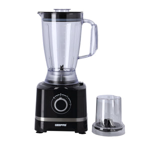 Geepas 800W 10-IN-1 Food Processor- GSB5487| Transparent Jars with Stainless Steel Blades for Blending, Slicing, Shredding, Cutting, Chopping, Whisking, and More