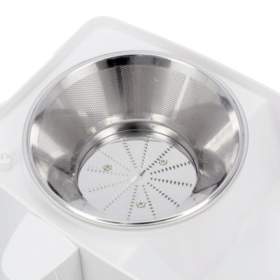 Geepas 650W 4-in-1 Food Processor- GSB6147| Transparent Plastic Jar with Stainless Steel Blades | Overheat  Protection| | 2 Speed Control | 2 Years Warranty| White