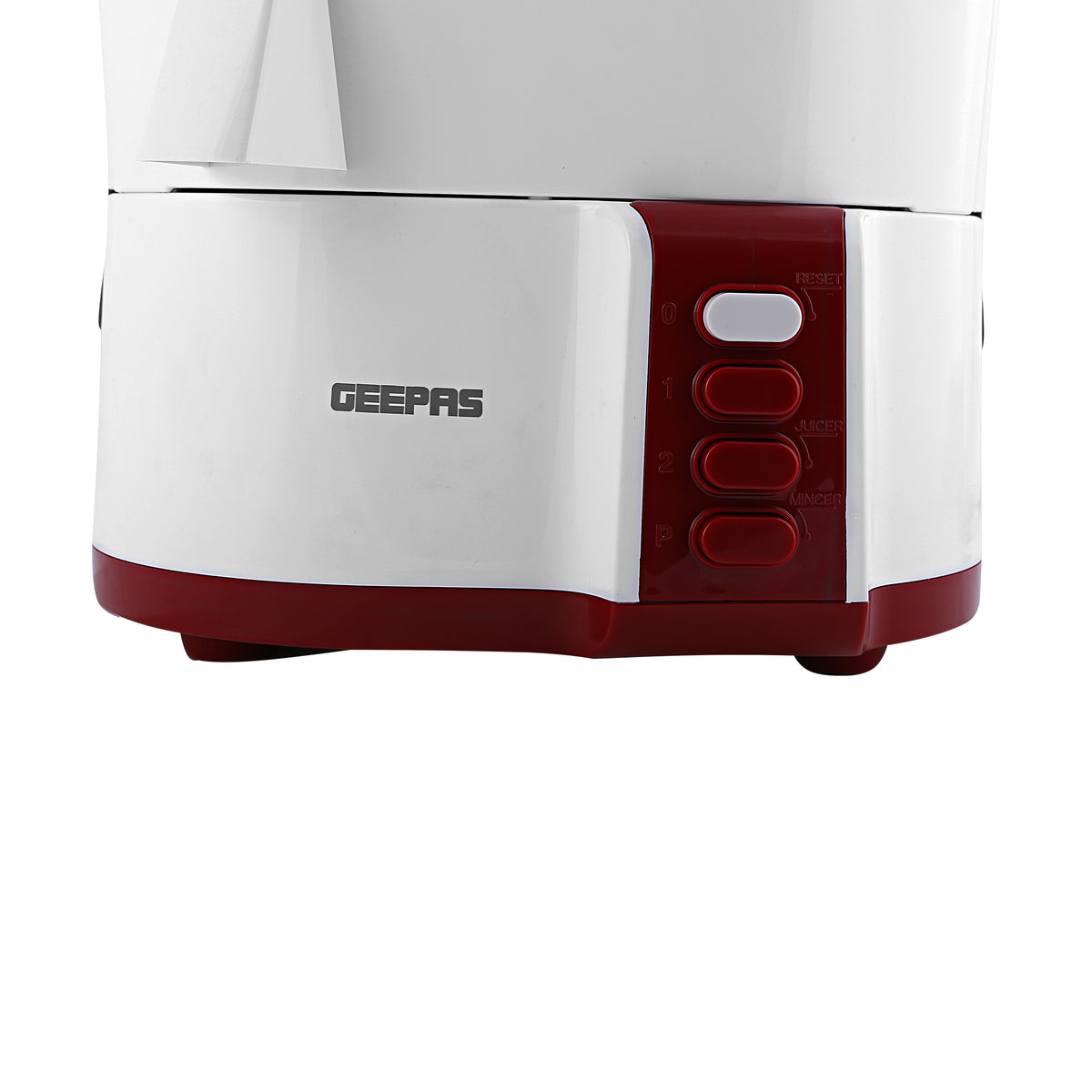 Geepas 4-in-1 Food Processor GSB9890 |600W Powerful Motor, 2 Speed with Pulse Control, Safety Interlock System, Circular Feed Tube, Durable Stainless Steel Filter & Blade