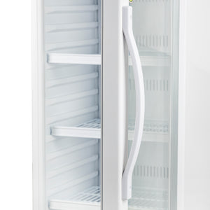 Geepas GSC6548 Upright Showcase | 300L Display Refrigerator| -3°C Cooling | Compressor Fan| Adjustable Thermostat | Transparent Door| Interior Lamp |  1-Year Warranty