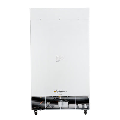 Geepas 700 Liters Double Door Showcase Chiller- GSC7001RN/ with LED Digital Temperature Controller, Fan Cooling, Equipped with Shelves, Vertical Side Lighting,1 Year Warranty