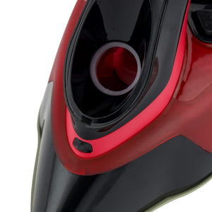 Geepas Ceramic Steam Iron GSI24026 | 3100W, Ceramic Soleplate, Anti-Calc & Anti-Drip, 350ml Tank, Comfortable Handle, Multi-Function, 2-Year Warranty, Red/Black