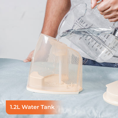 Geepas GS124032UK 2400W Steam Station | 1.2L Detachable Water Tank | Ceramic Coated Soleplate | Steam Boost Function & Adjustable Temperature Control | 2 Years Warranty