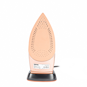 Geepas Steam Iron- GSI7785 Cord and Cordless Use,Ceramic-Coated Soleplate and Self-Cleaning Function, 350 ml Water Tank, Suitable for All Kinds of Fabric, 2200 W Power,2 Years Warranty, Rose Gold and Black
