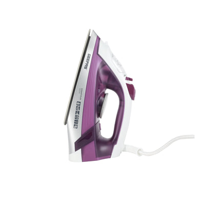 Geepas GSI7786 Ceramic Steam Iron | 2000W Power | 220ml Water Tank| Adjustable Steam Control | 360° Swivel Cord | Self-Cleaning & Anti-Drip Function| 2-Year Warranty