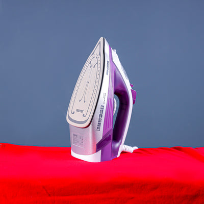Geepas GSI7786 Ceramic Steam Iron | 2000W Power | 220ml Water Tank| Adjustable Steam Control | 360° Swivel Cord | Self-Cleaning & Anti-Drip Function| 2-Year Warranty