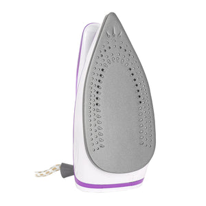 Geepas GSI7805 Travel Steam Iron | 1100W Portable Steam Iron |  Foldable Handle|  Teflon Soleplate|  Variable Steam & Burst Function | Fast Preheating|  2 Years Warranty