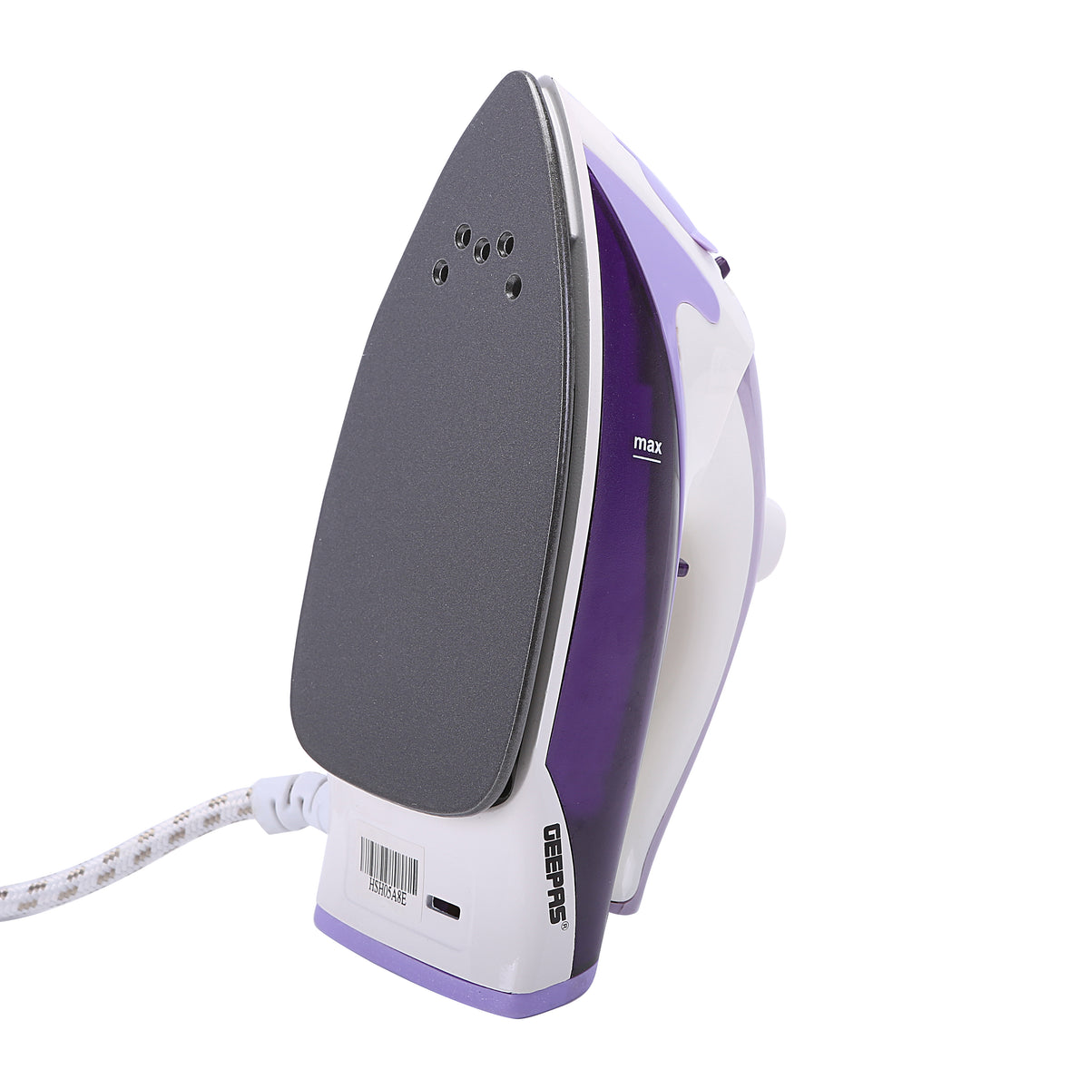GEEPAS GSI7805 Travel Steam Iron 800W with Folding Handle | Steam and Dry Ironing | Non-Stick Soleplate | Adjustable Temperature Control | Thermostat Control | Durable