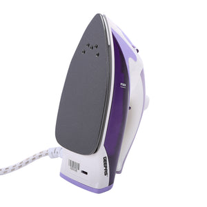 GEEPAS GSI7805 Travel Steam Iron 800W with Folding Handle | Steam and Dry Ironing | Non-Stick Soleplate | Adjustable Temperature Control | Thermostat Control | Durable