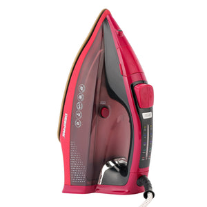 Geepas Digital Steam Iron- GSI7813| Dry and Steam Iron Box with Digital Temperature Control and Auto Shut Off Function| Compact and Handy Design| Suitable for All Kinds of Fabric