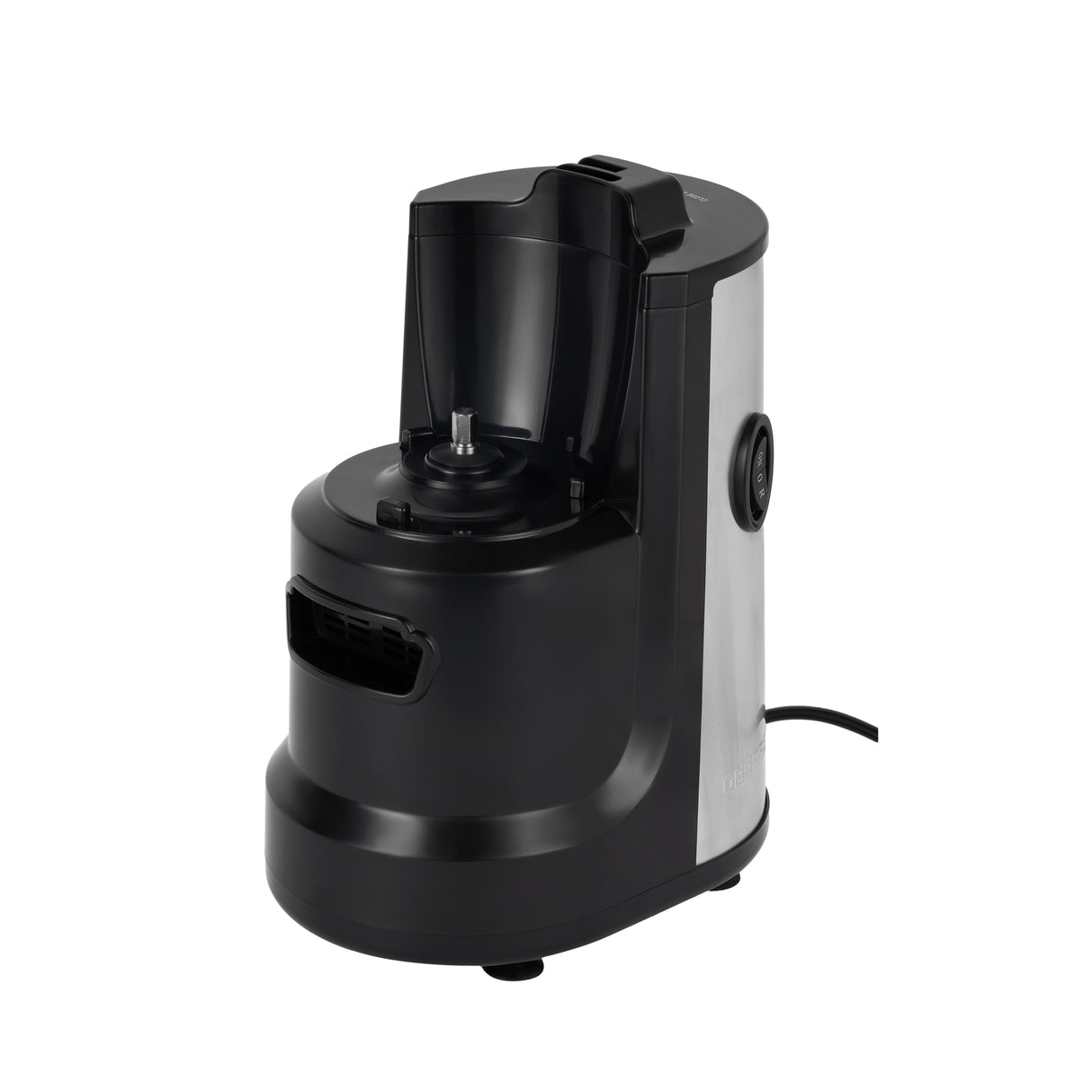 Geepas Slow Juicer- GSJ44019UK/ 1.0 Liter Capacity, Full Copper Motor, Overloading Safety/ Juicing Machine / 140 mm Feeding Tube, Non-Slip Feet, / Black, 2 Years Warranty