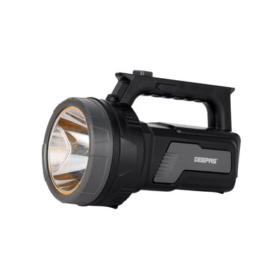 Geepas GSL5575 Rechargeable Multifunctional Handheld Light | 3600mAh LED Search Light | 30W High-Power LED | 3 Lighting Modes | Up to 10 Hours Runtime | Ergonomic Handle