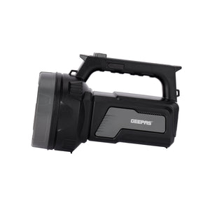 Geepas GSL5575 Rechargeable Multifunctional Handheld Light | 3600mAh LED Search Light | 30W High-Power LED | 3 Lighting Modes | Up to 10 Hours Runtime | Ergonomic Handle
