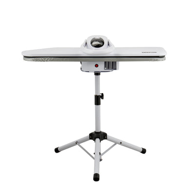 Geepas Digital Steam Press with Stand- GSP25037/ 38"x10.5", Suitable for All Kinds of Fabric and Safe for Delicate Fabrics/ Equipped with Metal Plate and 500 ML Capacity