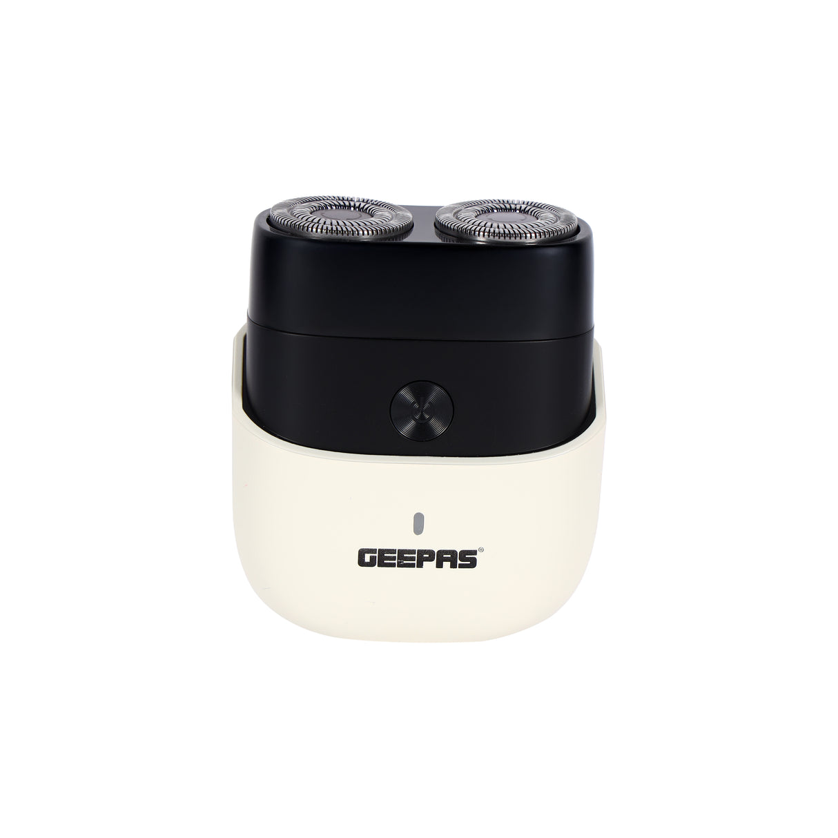 Geepas Pocket Shaver GSR57518UK | Waterproof IPX7 Design, Cord & Cordless Use, Compact Travel Size, 2 Floating Blade Heads, One-Press Operation | 2 Years Warranty