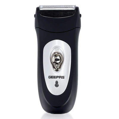 Geepas Rechargeable Men’s Shaver – GSR8707 |Dual Floating Blades| Pop-Up Trimmer| Cordless Operation| LED Indicator| Rechargeable Battery| Wet & Dry Use| 2 Years Warranty
