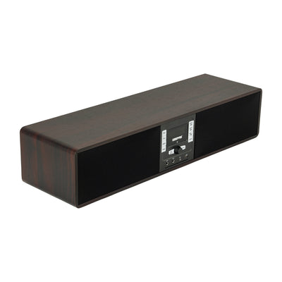 Geepas GSRB150WD Wireless Sound Bar Speaker 200W | Bluetooth, USB, AUX, Optical, FM Radio & Dual Karaoke Mic | Dual Karaoke Microphone Inputs | Integrated FM Radio