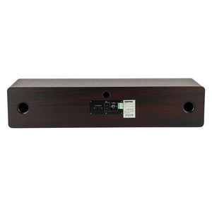 Geepas GSRB150WD Wireless Sound Bar Speaker 200W | Bluetooth, USB, AUX, Optical, FM Radio & Dual Karaoke Mic | Dual Karaoke Microphone Inputs | Integrated FM Radio