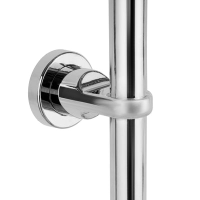 Geepas GSW61065 Bella Shower Column | Stainless Steel Rain Shower System | 3-Function Hand Shower | 1.5m Stainless Steel Hose | Chrome Finish | Adjustable Sliding Bar