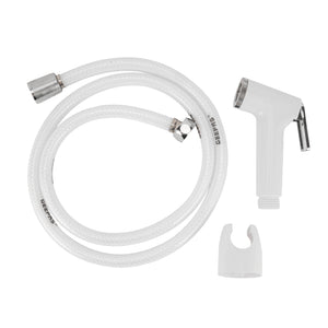 Geepas GSW61066 Shattaf Set | Premium ABS Handheld Bidet Sprayer | Soft Spray Water Jet | 360° Rotation |  Durable PVC Hose | Leak-Proof Brass Inserts & Easy Installation