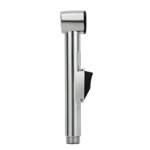 Geepas GSW61069 Shattaf Set with Hose|  Chrome Handheld Bidet Spray for Bathroom Hygiene| Soft Non-Stop Water Jet| 0.2–0.4 MPa Water Pressure| 1/2 Inch Standard Connector
