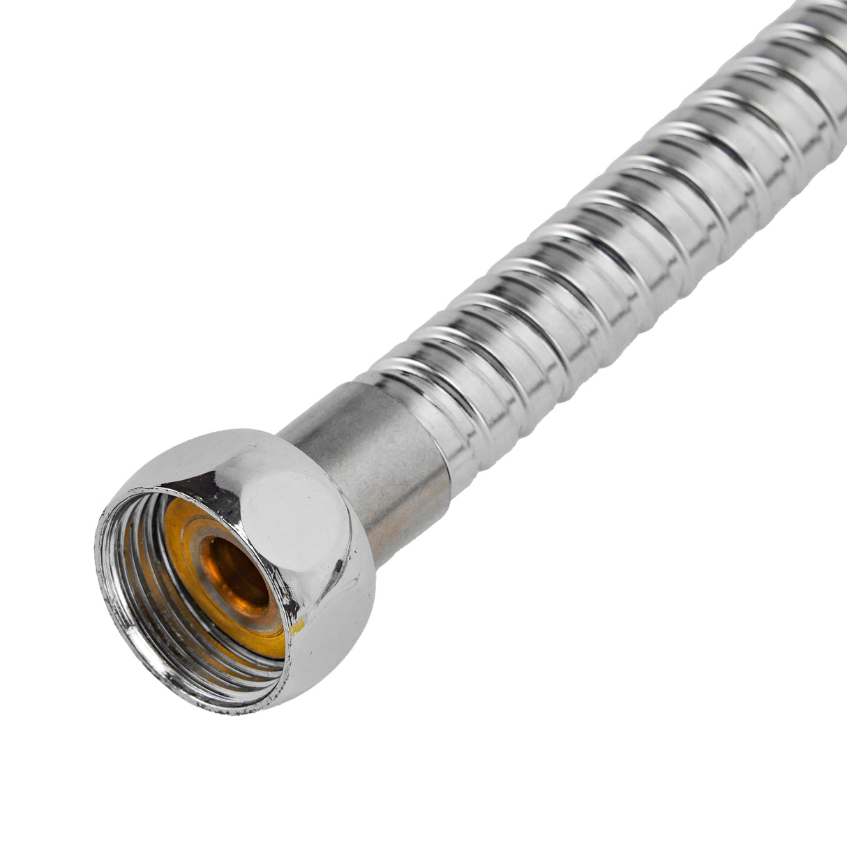 Geepas GSW61072 Stainless Steel Shower Hose | 1.75M Chrome Plated Shower Hose | Brass Insert | 1/2 Inch Universal Connector | Leak-Resistant Bathroom Replacement Hose