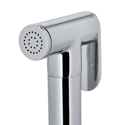 Geepas GSW61075 Shattaf Set | Premium Brass Bidet Spray with 1.2M Stainless Steel Hose| High-Grade Chrome Finish| G1/2 Thread Toilet Spray| Switch Tested 30,000 Times