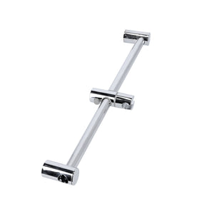 Geepas GSW61087 Hand Shower with Sliding Bar | 3 Function ABS Hand Shower Set | 68cm Stainless Steel Rail | 1.5m Hose | Soap Dish with Adjustable Holder | Durable