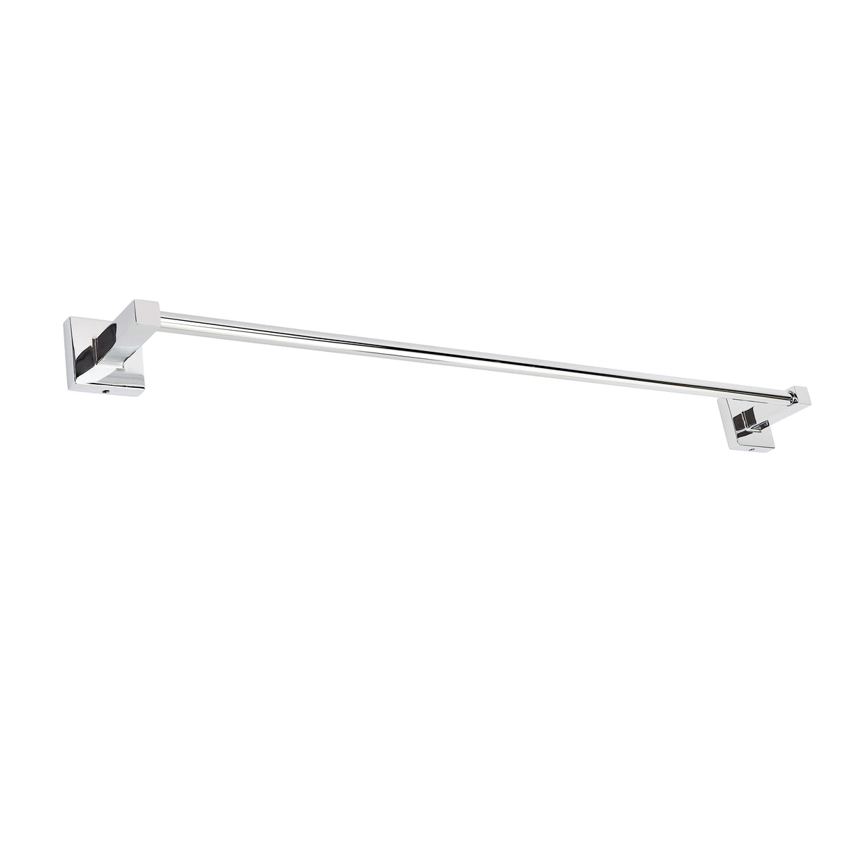Geepas GSW61097 Stainless Steel Single Towel Bar | SUS-201 Rust-Free Finish | Wall-Mount Design | 8kg Load Capacity & Durable Construction for Modern Home Bathrooms