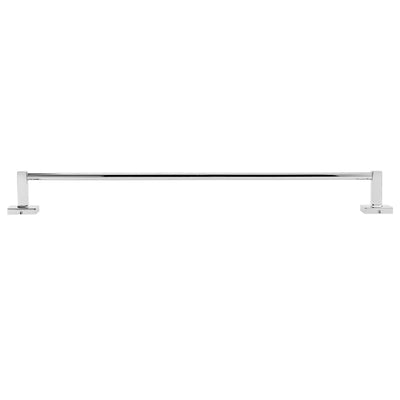 Geepas GSW61097 Stainless Steel Single Towel Bar | SUS-201 Rust-Free Finish | Wall-Mount Design | 8kg Load Capacity & Durable Construction for Modern Home Bathrooms