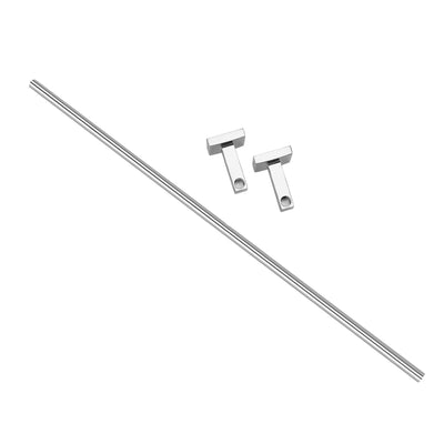 Geepas GSW61097 Stainless Steel Single Towel Bar | SUS-201 Rust-Free Finish | Wall-Mount Design | 8kg Load Capacity & Durable Construction for Modern Home Bathrooms