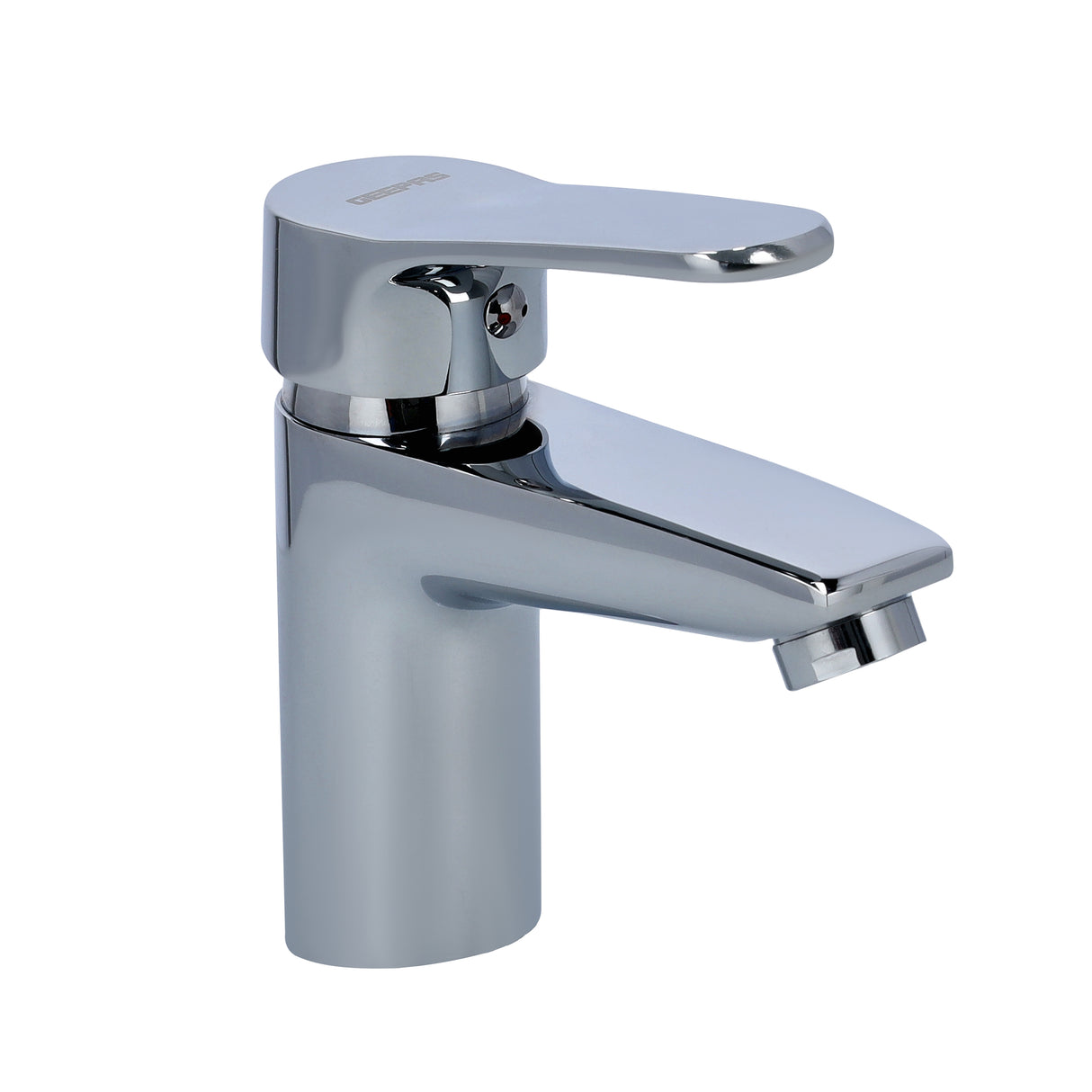 Geepas Single Lever Wash Basin Mixer, 60cm Hose, GSW61100 | Chrome Plated | Ceramic Disk Cartridge | 0.2mpa-0.8mpa Water Pressure | Deck Mounted | Metal Lever Handle