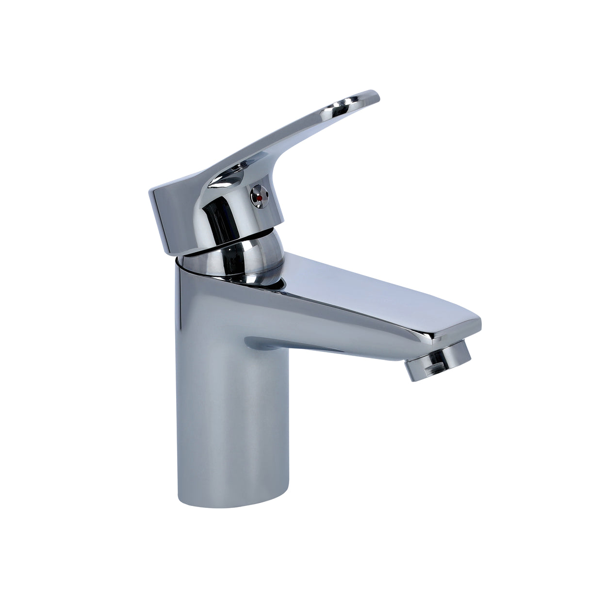 Geepas Single Lever Wash Basin Mixer, 60cm Hose, GSW61100 | Chrome Plated | Ceramic Disk Cartridge | 0.2mpa-0.8mpa Water Pressure | Deck Mounted | Metal Lever Handle