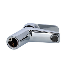 Geepas Single Lever Wash Basin Mixer, 60cm Hose, GSW61100 | Chrome Plated | Ceramic Disk Cartridge | 0.2mpa-0.8mpa Water Pressure | Deck Mounted | Metal Lever Handle